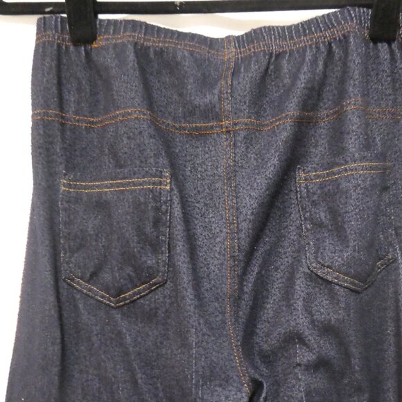 Source Unknown | xl - xxl 16-18 | Lightweight Blue Denim Leggings - Picture 11 of 16